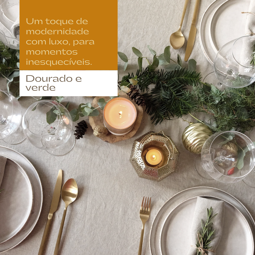 Instagram post 3 dicas de mesa posta para decoração de natal clássico