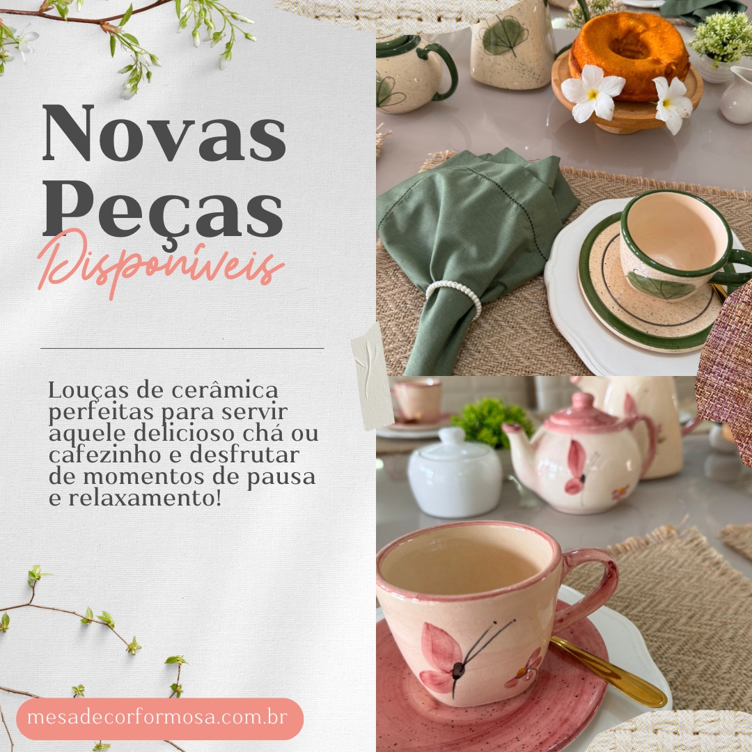 Post para Instagram Novas Peças Disponíveis Rosa e Bege Simples Elegante (1)